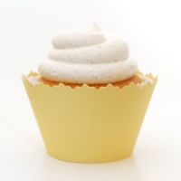 Banana Cream Yellow Cupcake Wrapper - Set of 12 Liners - Essential Decorating Supply for Muffins or Cupcakes Banana Cream Yellow Cupcake Wrapper - Set of 12 Liners - Essential Decorating Supply for Muffins or Cupcakes
