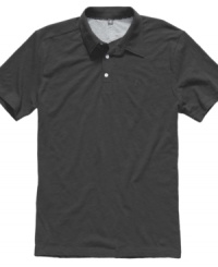 Prep up your t-shirt collection with this solid polo style by Volcom. Prep up your t-shirt collection with this solid polo style by Volcom.