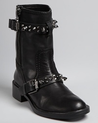 Add extra edge to your moto boots mix with these spike-strapped Sam Edelman statements. Add extra edge to your moto boots mix with these spike-strapped Sam Edelman statements.
