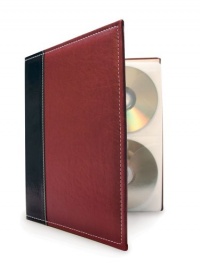 Bellagio-Italia CD/DVD Storage Binder (Burgundy) Bellagio-Italia CD/DVD Storage Binder (Burgundy)
