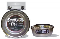 Midwest Stainless Steel Snap'y Fit Water and Feed Bowl, 10 Ounce Midwest Stainless Steel Snap'y Fit Water and Feed Bowl, 10 Ounce