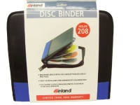 Inland Pro CD/DVD Carrying Case Holds 208 Discs Inland Pro CD/DVD Carrying Case Holds 208 Discs