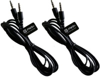 Pwr+ Pack of 2 Extra Long 6.5 Ft Cord 3.5mm Screen-to-screen Audio and Video Av Cable for Philips Dual Screen Portable Dvd Player Pwr+ Pack of 2 Extra Long 6.5 Ft Cord 3.5mm Screen-to-screen Audio and Video Av Cable for Philips Dual Screen Portable Dvd Player