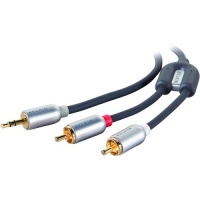Belkin PureAV Miniplug to RCA Y Audio Cable-7 Feet Belkin PureAV Miniplug to RCA Y Audio Cable-7 Feet