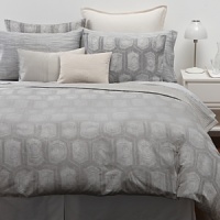 A bedskirt in a subdued hue complements the Tortoise collection. A bedskirt in a subdued hue complements the Tortoise collection.