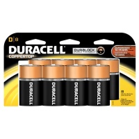 Duracell Coppertop D Batteries 8 Count (Pack of 2) Duracell Coppertop D Batteries 8 Count (Pack of 2)