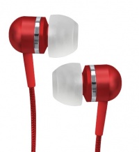 Coby CVEM79RED Jammerz Platinum High-Performance Isolation Stereo Earphones, Red Coby CVEM79RED Jammerz Platinum High-Performance Isolation Stereo Earphones, Red