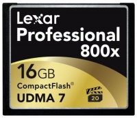 Lexar Professional 800x 16GB CompactFlash Memory Card LCF16GCTBNA800 Lexar Professional 800x 16GB CompactFlash Memory Card LCF16GCTBNA800
