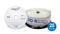 DIGISTOR 25 GB 6 X BD-R Media - 25 Pack DIGISTOR 25 GB 6 X BD-R Media - 25 Pack