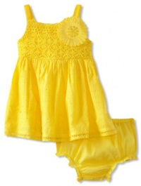 Sweet Heart Rose Baby-Girls Infant Crochet Sundress, Yellow, 18 Sweet Heart Rose Baby-Girls Infant Crochet Sundress, Yellow, 18
