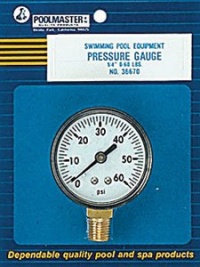 Poolmaster 36670 Standard 1/4-Inch Threaded Side Mount Pressure Gauge Poolmaster 36670 Standard 1/4-Inch Threaded Side Mount Pressure Gauge