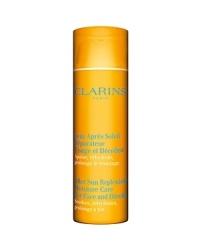 Repleneshing and hydrating moisture care that promotes a longer-lasting illuminated tan while reducing the appearance of wrinkles and fine lines in the face and delicate décolleté area. Repleneshing and hydrating moisture care that promotes a longer-lasting illuminated tan while reducing the appearance of wrinkles and fine lines in the face and delicate décolleté area.