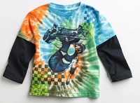 Flapdoodles Skateboard 2fer Shirt 2t-7 (2t) Flapdoodles Skateboard 2fer Shirt 2t-7 (2t)