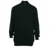 Ralph Lauren Men's Long Sleeve Quarter Zip Sweater Black 3LT