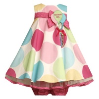 Size-18M BNJ-9331R 2-Piece MULTICOLOR BIG-DOT PRINT 'Birthday Girl' BALLOON BOUQUET Special Occasion Girl Birthday Party Dress,R19331 Bonnie Jean BABY/INFANT Size-18M BNJ-9331R 2-Piece MULTICOLOR BIG-DOT PRINT 'Birthday Girl' BALLOON BOUQUET Special Occasion Girl Birthday Party Dress,R19331 Bonnie Jean BABY/INFANT