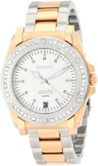 Breil Milano Women's TW0848 Manta Ion-Plating Swarovski Crystal Bezel Rose Gold Watch Breil Milano Women's TW0848 Manta Ion-Plating Swarovski Crystal Bezel Rose Gold Watch