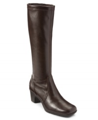 Aerosoles adds their signature comfort and unique style to the With Love boots with their squared toe, sleek upper and modern heel. Aerosoles adds their signature comfort and unique style to the With Love boots with their squared toe, sleek upper and modern heel.