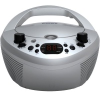 Coby CXCD251SVR Portable CD Player with AM/FM Radio, Silver Coby CXCD251SVR Portable CD Player with AM/FM Radio, Silver