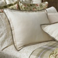 Lauren by Ralph Lauren Yorkshire Rose Standard Sham - Linen Lauren by Ralph Lauren Yorkshire Rose Standard Sham - Linen