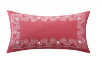Echo Gramercy Paisley 11-Inch by 20-Inch Polyester Fill Pillow, Ease, Pink Echo Gramercy Paisley 11-Inch by 20-Inch Polyester Fill Pillow, Ease, Pink