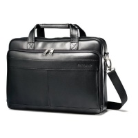Samsonite Luggage Leather Slim Briefcase, Black, 16 Inch Samsonite Luggage Leather Slim Briefcase, Black, 16 Inch