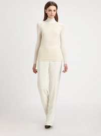 Reed's iconic baseball-inspired sweater, updated for the season with a turtleneck silhouette and a monotone palate.Rib-knit turtleneckRib-knit raglan sleevesAbout 24 from shoulder to hemBody: woolSleeves and neck: silkDry cleanImported of Italian fabricModel shown is 5'10 (177cm) wearing US size Small. Reed's iconic baseball-inspired sweater, updated for the season with a turtleneck silhouette and a monotone palate.Rib-knit turtleneckRib-knit raglan sleevesAbout 24 from shoulder to hemBody: woolSleeves and neck: silkDry cleanImported of Italian fabricModel shown is 5'10 (177cm) wearing US size Small.