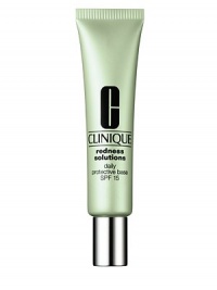 Extra-gentle UVA/UVB protection for skins with redness. Oil-free makeup primer with corrective tine. SPF 15. 1.35 oz. Extra-gentle UVA/UVB protection for skins with redness. Oil-free makeup primer with corrective tine. SPF 15. 1.35 oz.