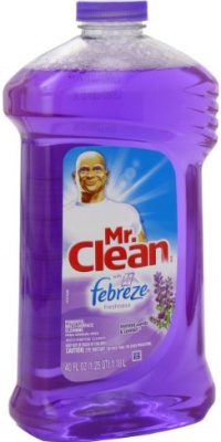 Mr. Clean Multi-Surfaces Liquid with Febreze Freshness Lavender and Vanilla 40-Fluid Ounces Bottles (Pack of 6) Mr. Clean Multi-Surfaces Liquid with Febreze Freshness Lavender and Vanilla 40-Fluid Ounces Bottles (Pack of 6)