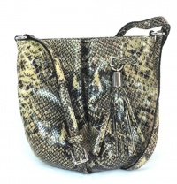 MICHAEL Michael Kors Ring Tote Snakeskin Crossbody - Dark Sand MICHAEL Michael Kors Ring Tote Snakeskin Crossbody - Dark Sand