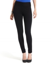 Like the look of leggings but want something a touch more refined? INC's skinny pants feature a fabulous ponte-knit fabric and a shorter inseam that's just right for petite frames. Like the look of leggings but want something a touch more refined? INC's skinny pants feature a fabulous ponte-knit fabric and a shorter inseam that's just right for petite frames.