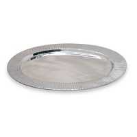 Natural Collection by Simply Designz. Handcrafted and exquisitely hand polished, this tray with natural design interior is functional yet gives a new look to classic metal serving pieces. Natural Collection by Simply Designz. Handcrafted and exquisitely hand polished, this tray with natural design interior is functional yet gives a new look to classic metal serving pieces.