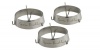 Steven Raichlen Best of Barbecue Stainless Steel Grilling Ring with Spike Set of 3 (3-inch Round)