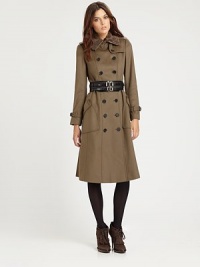 A plush shearling collar dresses up this classic wool/cashmere blend style.Dyed lambskin shearling collarEpaulettesDouble-breasted button frontButton patch pocketsSelf beltBelted cuffsBack button flapsFully linedAbout 42 from shoulder to hem80% wool/20% cashmereDry cleanImportedFur origin: PortugalModel shown is 5'10 (177cm) wearing US size 4. A plush shearling collar dresses up this classic wool/cashmere blend style.Dyed lambskin shearling collarEpaulettesDouble-breasted button frontButton patch pocketsSelf beltBelted cuffsBack button flapsFully linedAbout 42 from shoulder to hem80% wool/20% cashmereDry cleanImportedFur origin: PortugalModel shown is 5'10 (177cm) wearing US size 4.