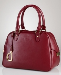 Exuding rich heritage character with subtle equestrian touches, the chic Newbury satchel is rendered in sumptuous textured leather for modern, versatile style. Exuding rich heritage character with subtle equestrian touches, the chic Newbury satchel is rendered in sumptuous textured leather for modern, versatile style.