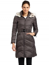 THE LOOKDyed fox fur-lined removable hoodZip frontBelted waistDual zip pocketsTHE FITAbout 35 from shoulder to hemTHE MATERIALPolyesterFill: down/feathersFur: dyed fox furFully linedCARE & ORIGINDry cleanFur origin: ChinaImportedModel shown is 5'9 (175cm) wearing US size Small. THE LOOKDyed fox fur-lined removable hoodZip frontBelted waistDual zip pocketsTHE FITAbout 35 from shoulder to hemTHE MATERIALPolyesterFill: down/feathersFur: dyed fox furFully linedCARE & ORIGINDry cleanFur origin: ChinaImportedModel shown is 5'9 (175cm) wearing US size Small.