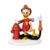 Department 56 Disney Village Accessory Figurine, Donald's Fire Hose