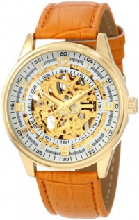 Akribos XXIV Men's AK410YG 'Saturnos' Skeleton Automatic Gold Watch Akribos XXIV Men's AK410YG 'Saturnos' Skeleton Automatic Gold Watch
