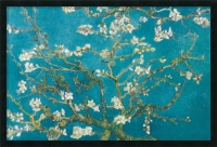 Almond Branches in Bloom, San Remy, detail (ii) Framed with Gel Coated Finish by Vincent van Gogh Almond Branches in Bloom, San Remy, detail (ii) Framed with Gel Coated Finish by Vincent van Gogh
