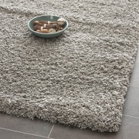 Safavieh Shag Collection SG151-7575 Silver Shag Area Rug, 4-Feet by 6-Feet Safavieh Shag Collection SG151-7575 Silver Shag Area Rug, 4-Feet by 6-Feet