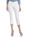 HUE Women's  Cuffed Capri