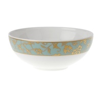 Villeroy & Boch's Aureus dinnerware is a decadent delight: golden filigree is lavished on an aquamarine decoration that stepped right off the fashion runway. Bursting lotus blossoms adorn plates and service pieces, adding shades of fuchsia, tangerine and sapphire. Aureus is a modern classic representing the convergence of past and present. Villeroy & Boch's Aureus dinnerware is a decadent delight: golden filigree is lavished on an aquamarine decoration that stepped right off the fashion runway. Bursting lotus blossoms adorn plates and service pieces, adding shades of fuchsia, tangerine and sapphire. Aureus is a modern classic representing the convergence of past and present.