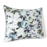 A light and lovely abstract water lily pattern in emerald green, lavender and navy breathes sweet dreams into this HUGO BOSS sham. A light and lovely abstract water lily pattern in emerald green, lavender and navy breathes sweet dreams into this HUGO BOSS sham.