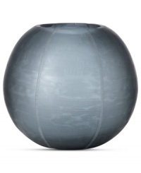 Discover the modern treasure that is Donna Karan's round Artisan vase. Handcrafted glass is sectioned and etched with a fine ribbed texture to ensure no two pieces are exactly alike but each is a work of art. Discover the modern treasure that is Donna Karan's round Artisan vase. Handcrafted glass is sectioned and etched with a fine ribbed texture to ensure no two pieces are exactly alike but each is a work of art.