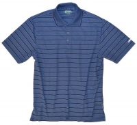Izod Golf Men's Blue Striped Polo Shirt Small Izod Golf Men's Blue Striped Polo Shirt Small