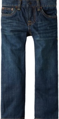 Lucky Brand Boys 2-7 Sherman Billy Straight Fit Jean, Blue/Black Tint, 6 Lucky Brand Boys 2-7 Sherman Billy Straight Fit Jean, Blue/Black Tint, 6
