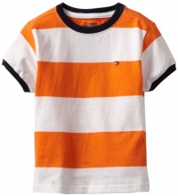 Tommy Hilfiger Boys 2-7 Short Sleeve Kenny Tee, Cheeto Orange, 7 Regular Tommy Hilfiger Boys 2-7 Short Sleeve Kenny Tee, Cheeto Orange, 7 Regular