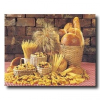 Bread And Pasta Galore Kitchen Picture Art Print Bread And Pasta Galore Kitchen Picture Art Print
