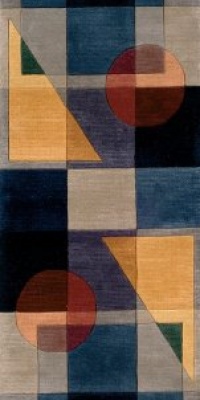Area Rug 2x12 Runner Contemporary Blue Color - Momeni New Wave Rug from RugPal Area Rug 2x12 Runner Contemporary Blue Color - Momeni New Wave Rug from RugPal