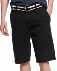 Stay neutral. Dress these dark American Rag shorts up or down for an everyday addition that easily plays both sides. Stay neutral. Dress these dark American Rag shorts up or down for an everyday addition that easily plays both sides.