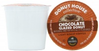 Donut House Collection Coffee, Chocolate Glazed Donut, K-Cup Portion Pack for Keurig K-Cup Brewers, 24-Count